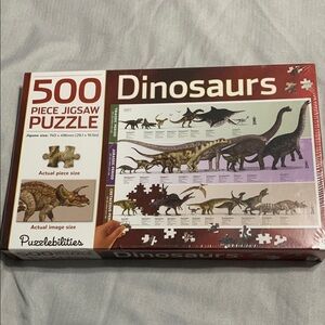 NIP Dinosaur Adventure 500 Piece Jigsaw Puzzle